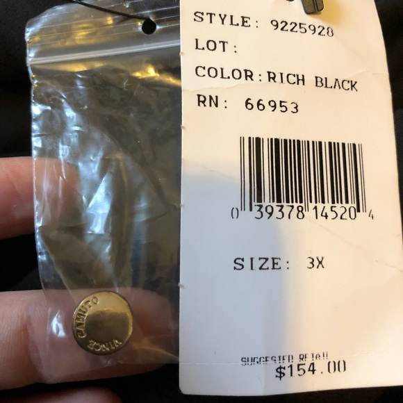 Vince Camuto Plus Size Black Dress - Picture 4 of 5